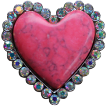 Pink Heart bling